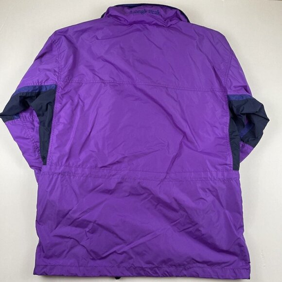 Vintage Columbia Long’s Peak Interchange Jacket Women’s M Waterproof 90’s Purple - Picture 3 of 12